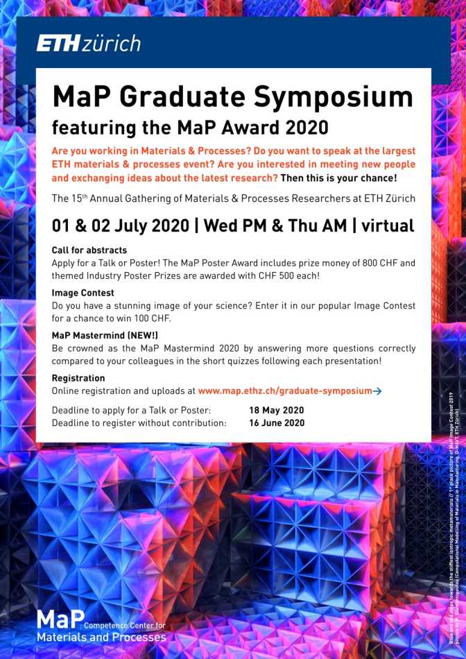 Enlarged view: MaP Graduate Symposium 2020